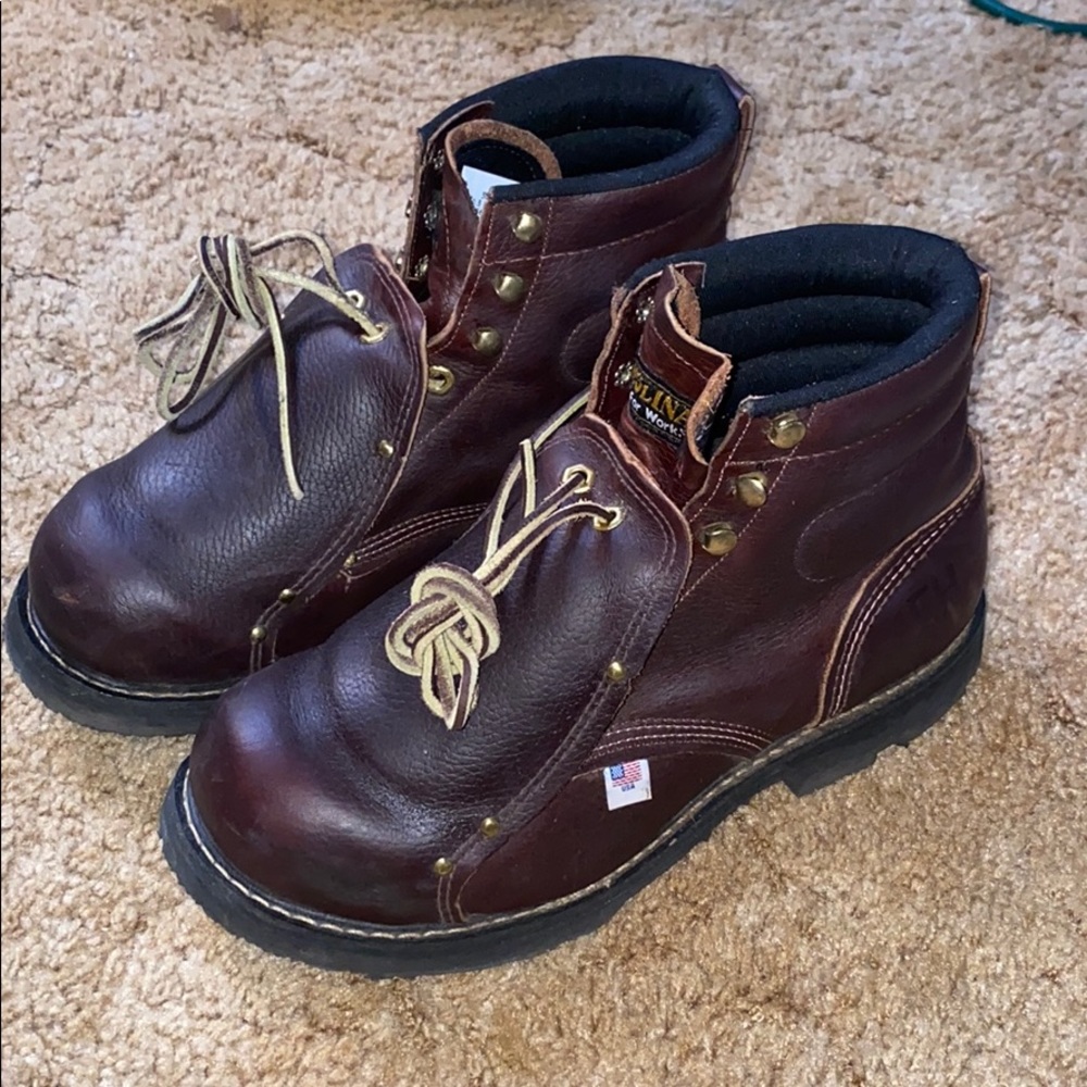 Carolina work boots with metatarsal guard